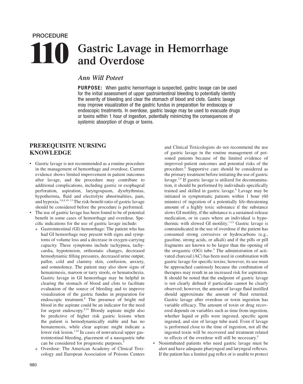 Gastric Lavage In Hemorrhage And Overdose Docslib