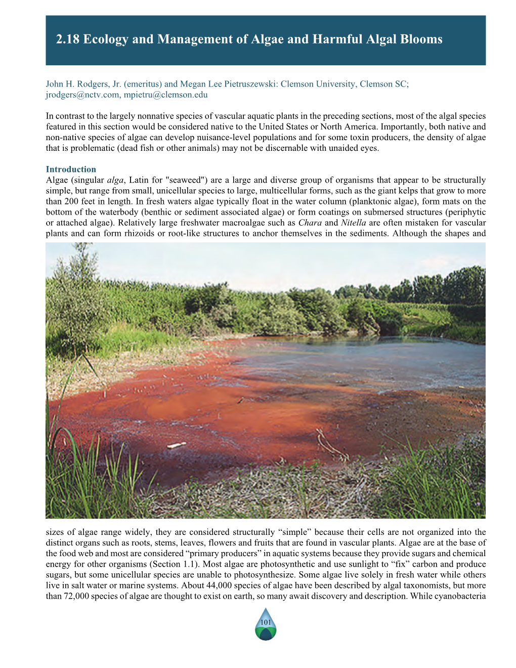 2 18 Ecology And Management Of Algae And Harmful Algal Blooms DocsLib