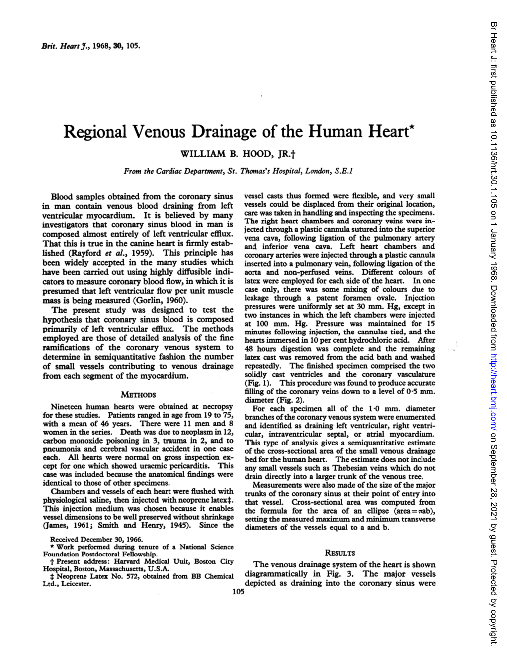 Regional Venous Drainage Of The Human Heart William B Docslib