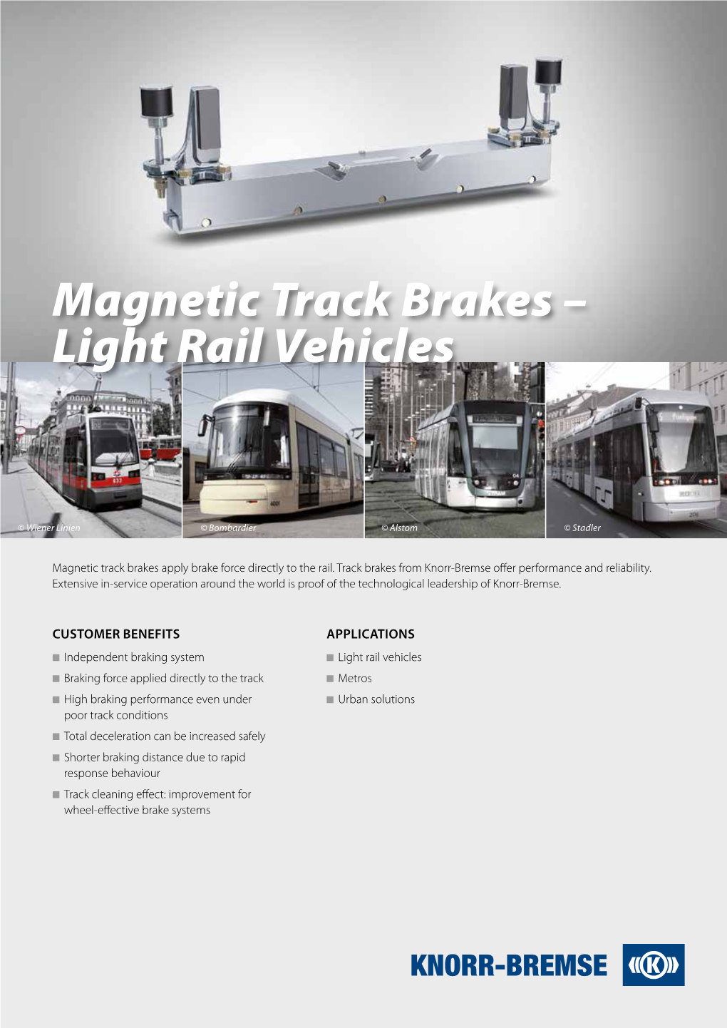 Magnetic Track Brakes Light Rail Vehicles Docslib