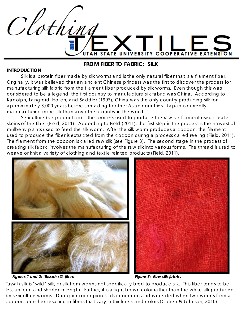 From Fiber To Fabric Silk Introduction Silk Is A Protein Fiber Made By