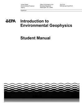Introduction to Environmental Geophysics Student Manual