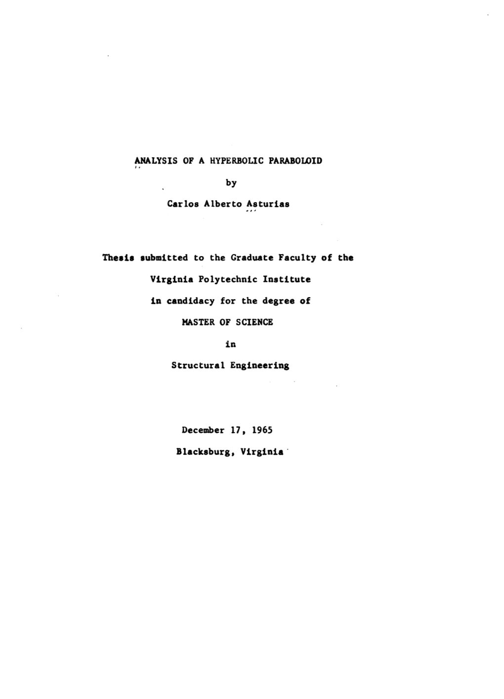 Analysis Of A Hyperbolic Paraboloid Surface With Curved Edges DocsLib