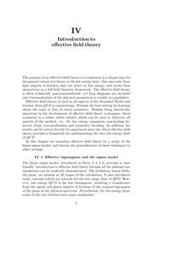 Introduction to Effective Field Theory