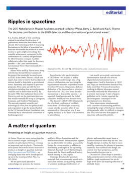 Ripples in Spacetime