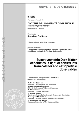 Supersymmetric Dark Matter Candidates in Light of Constraints from Collider and Astroparticle Observables