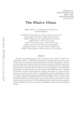 The Elusive Gluon