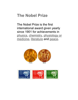 The Nobel Prize