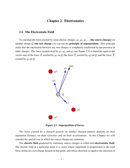 Chapter 2. Electrostatics