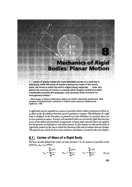 Motion of Rigid Bodies