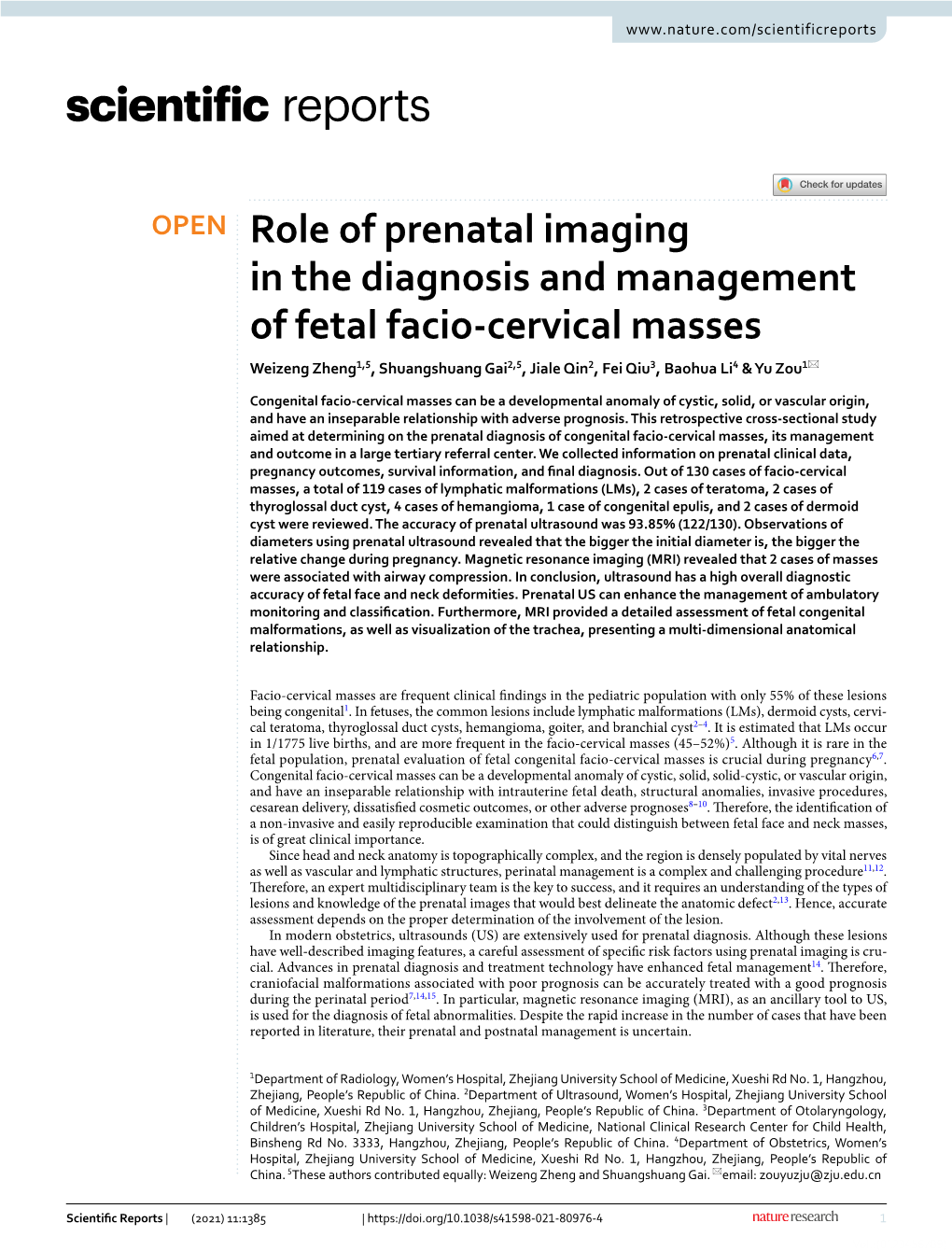 Role Of Prenatal Imaging In The Diagnosis And Management Of Fetal DocsLib