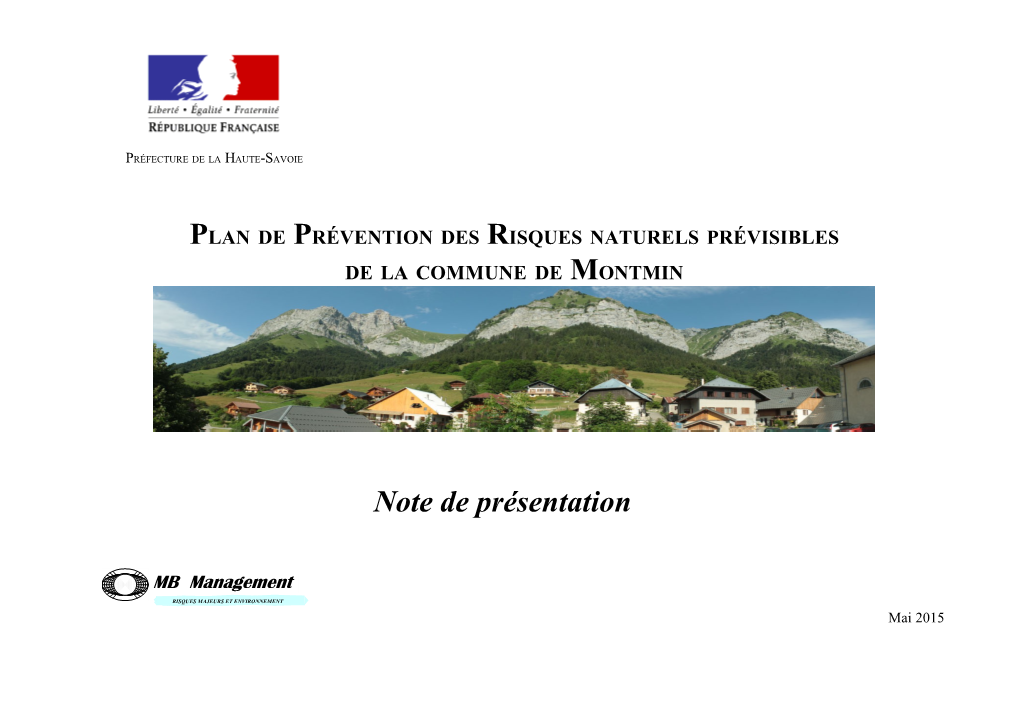 Plan De Pr Vention Des Risques Naturels Pr Visibles De La Commune De