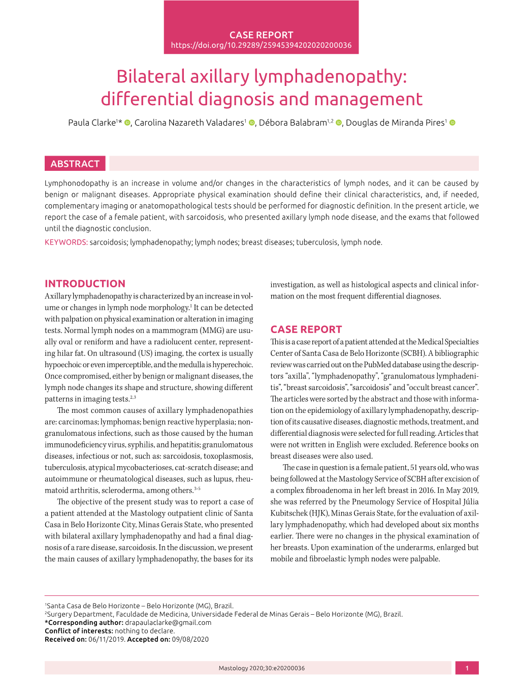 Bilateral Axillary Lymphadenopathy Differential Diagnosis And Management Docslib