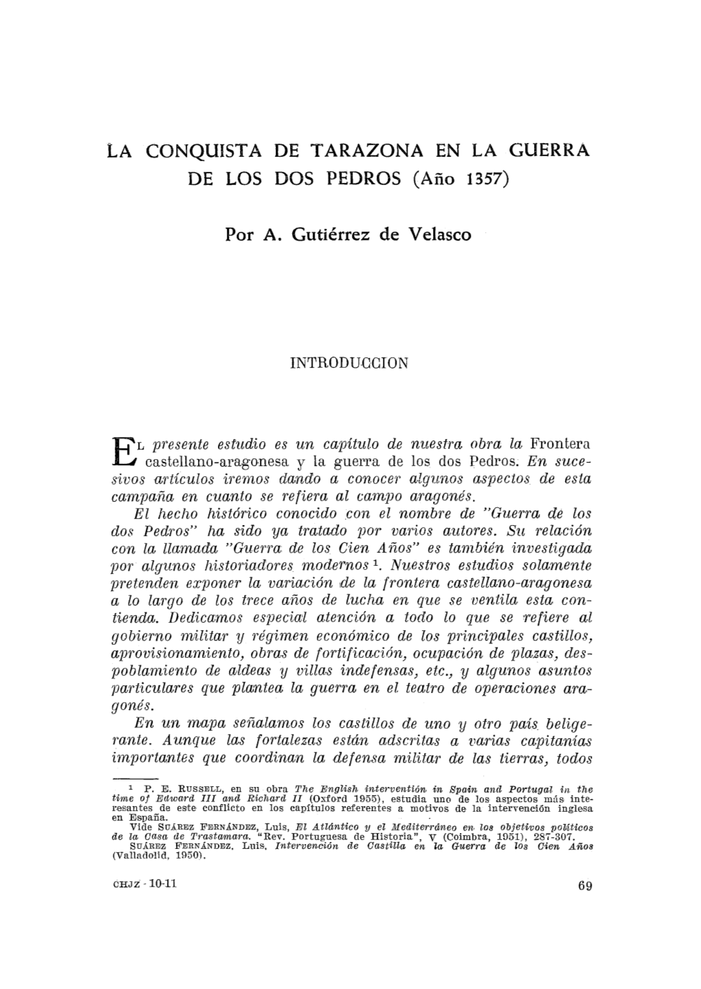 Guti Rrez De Velasco Antonio La Conquista De Tarazona En La Guerra