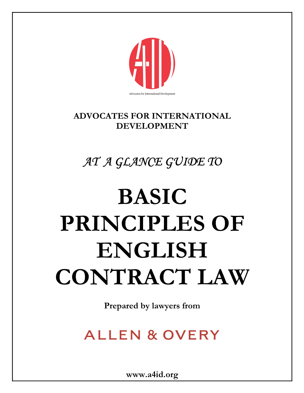 Basic Principles Of English Contract Law DocsLib