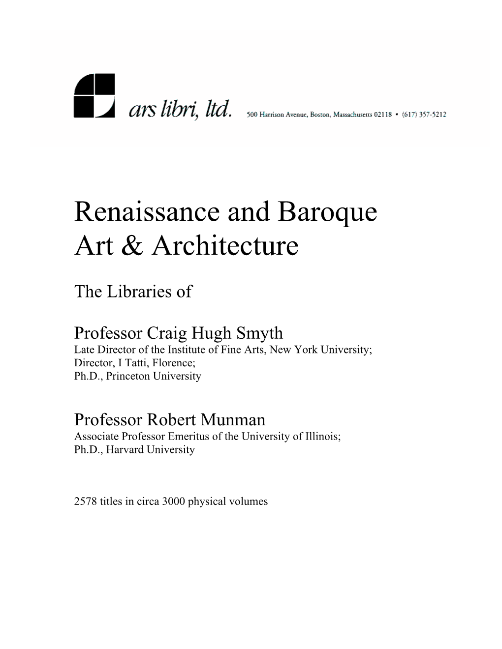 Renaissance And Baroque Art Architecture Docslib