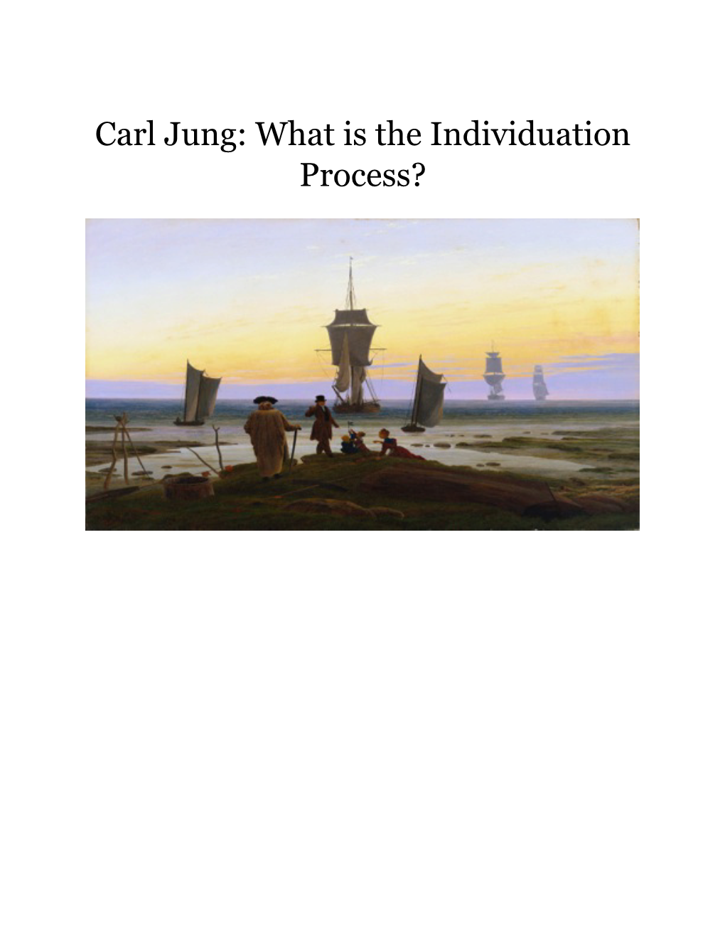 Carl Jung What Is The Individuation Process Docslib