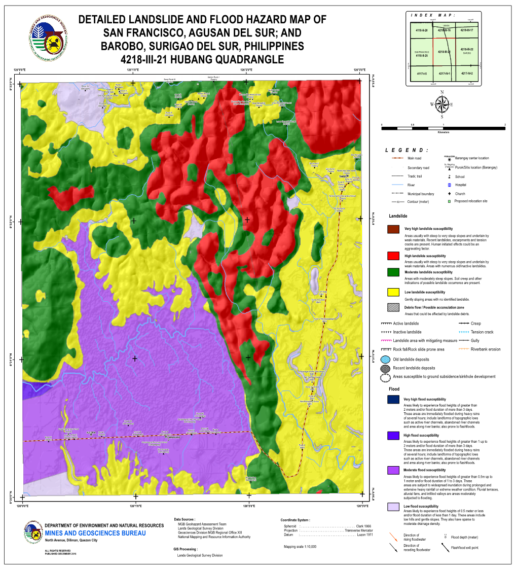 Detailed Landslide And Flood Hazard Map Of San Docslib