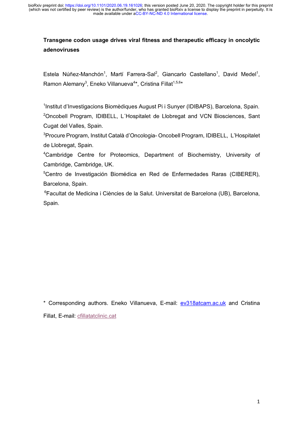 Transgene Codon Usage Drives Viral Fitness and Therapeutic Efficacy in Oncolytic Adenoviruses