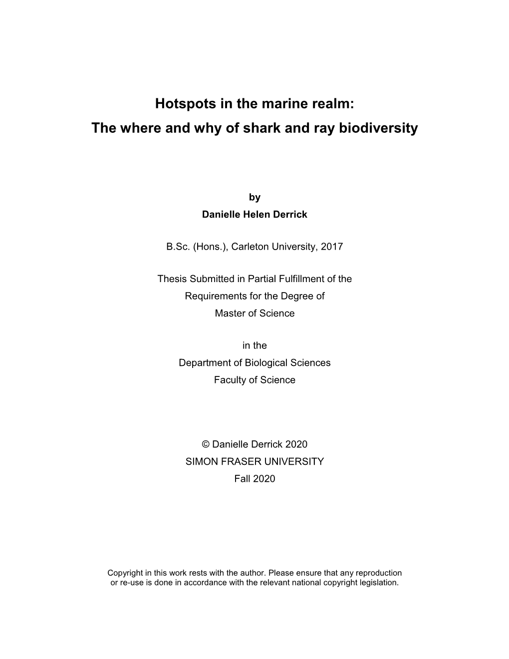 SFU Library Thesis Template