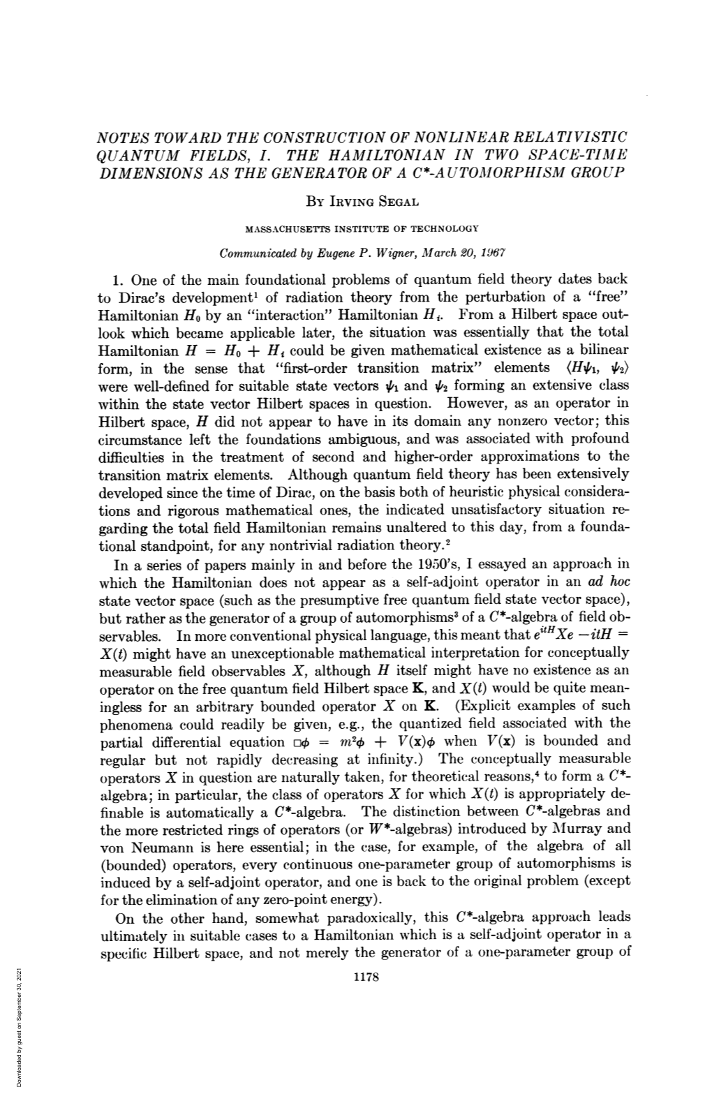 Might Havean Unexceptionable Mathematical Interpretation