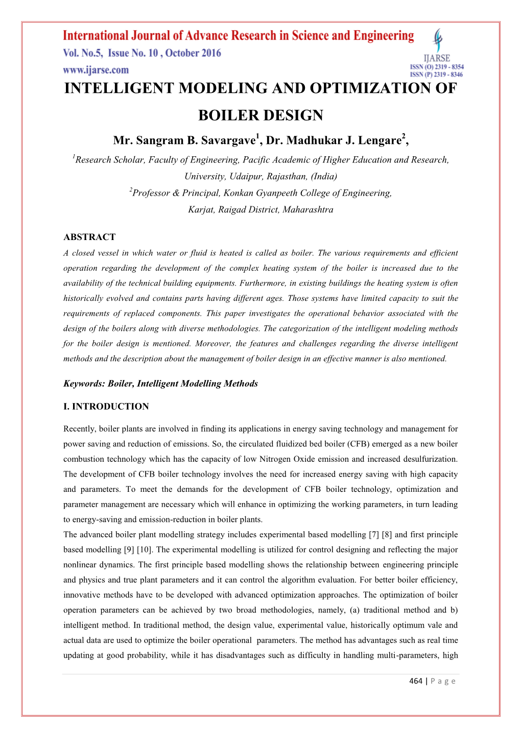 Intelligent Modeling and Optimization of Boiler Design