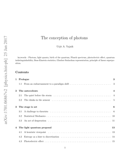 The Conception of Photons 5 Towards the Birth of the – Part II Quantum