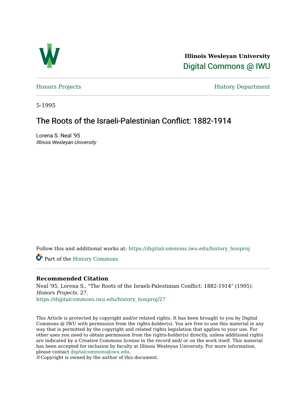 The Roots Of The Israeli Palestinian Conflict Docslib