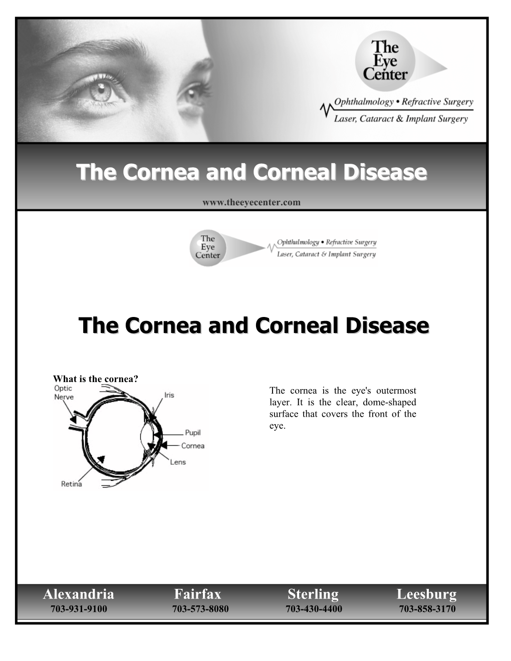 The Cornea And Corneal Disease DocsLib