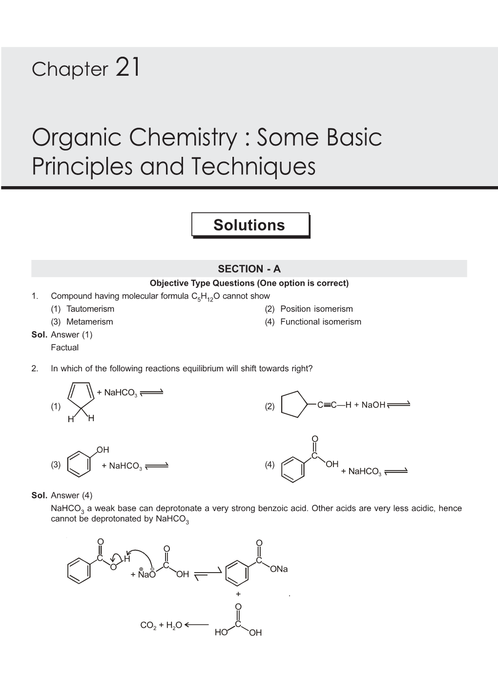 Organic Chemistry Some Basic Principles And Techniques Docslib