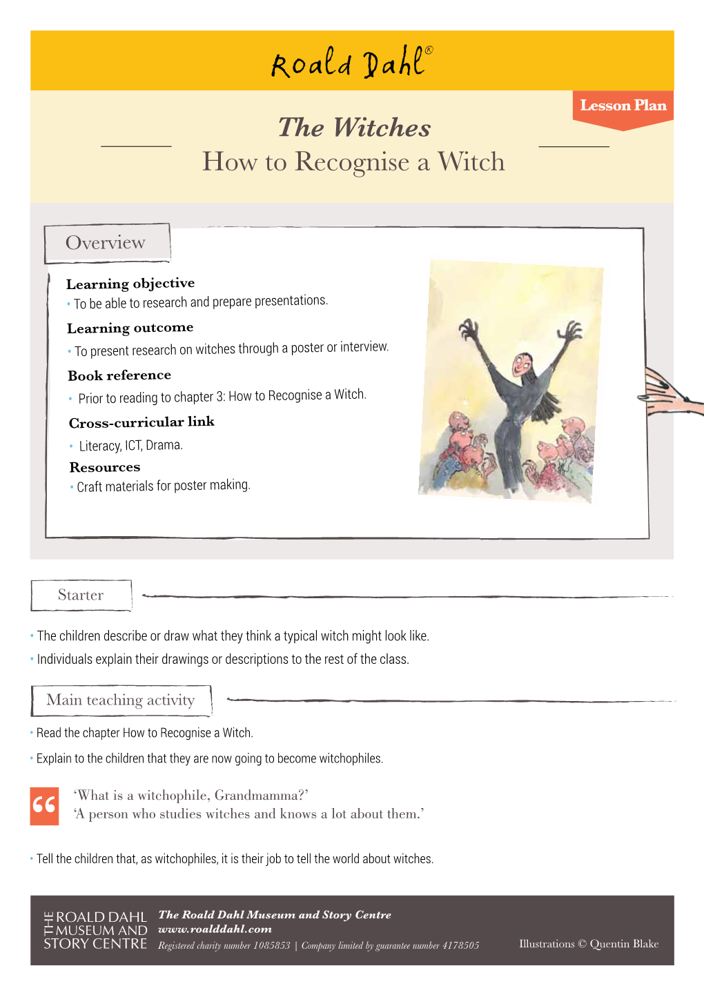 The Witches How To Recognise A Witch DocsLib