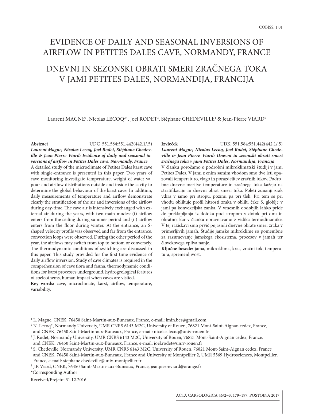 EVIDENCE of Daily and SEASONAL INVERSIONS OF