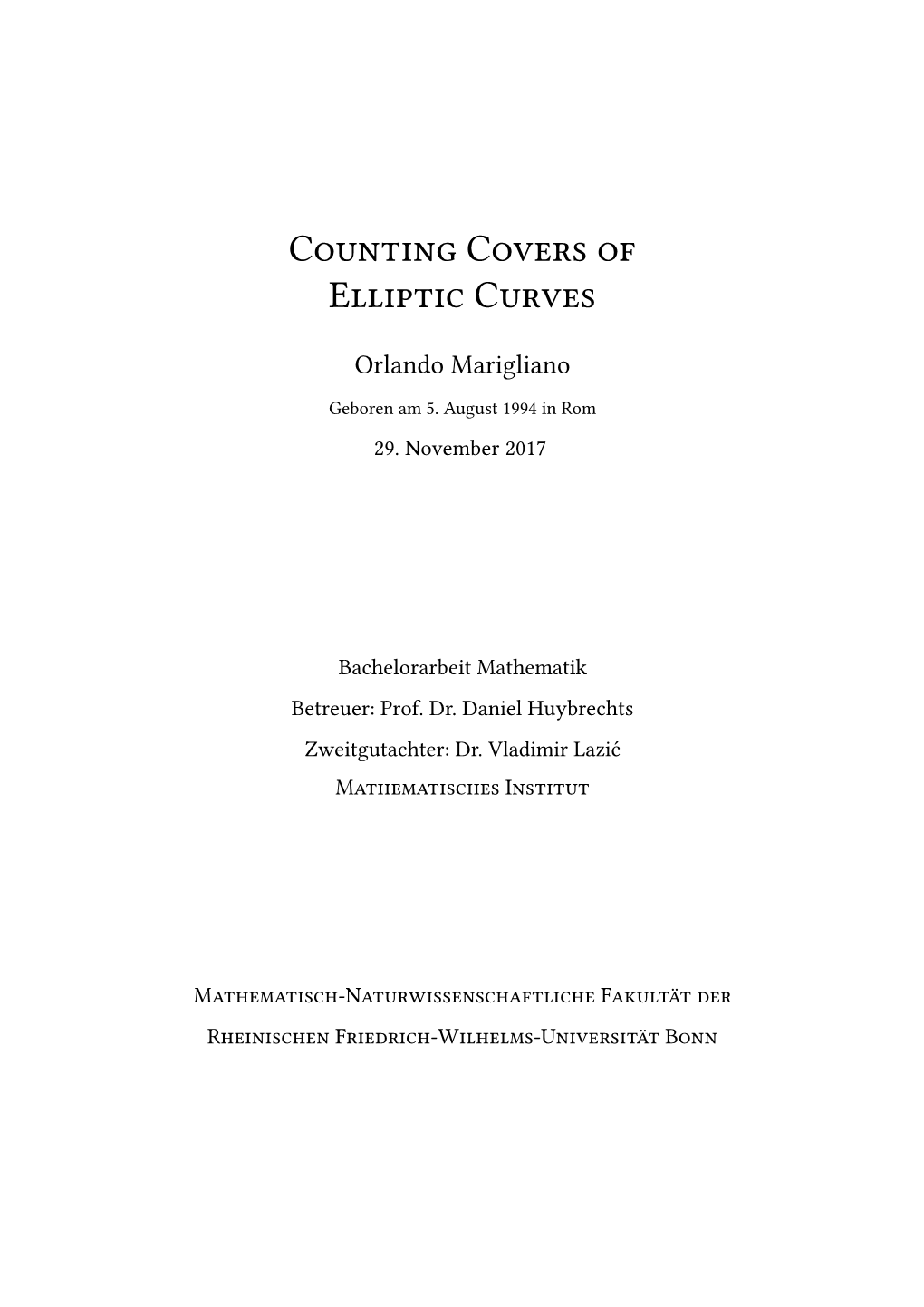 2. Quasimodular Forms 4 2.1