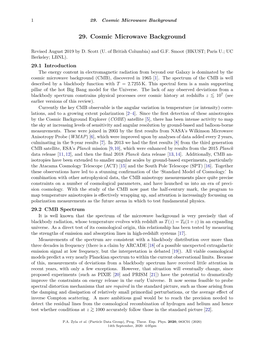 Cosmic Microwave Background