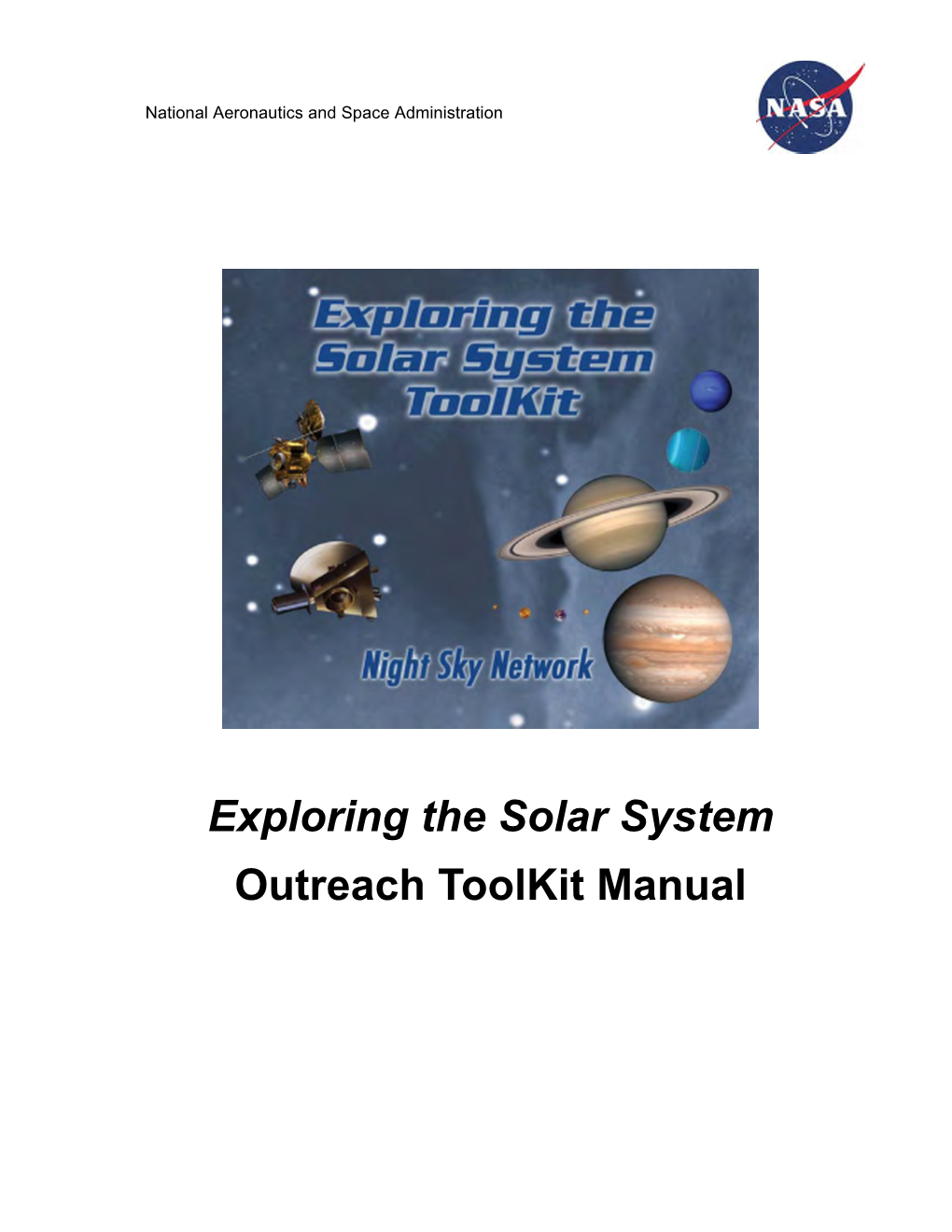 Exploring the Solar System Outreach Toolkit Manual