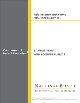 Adolescence and Young Adulthood/Science