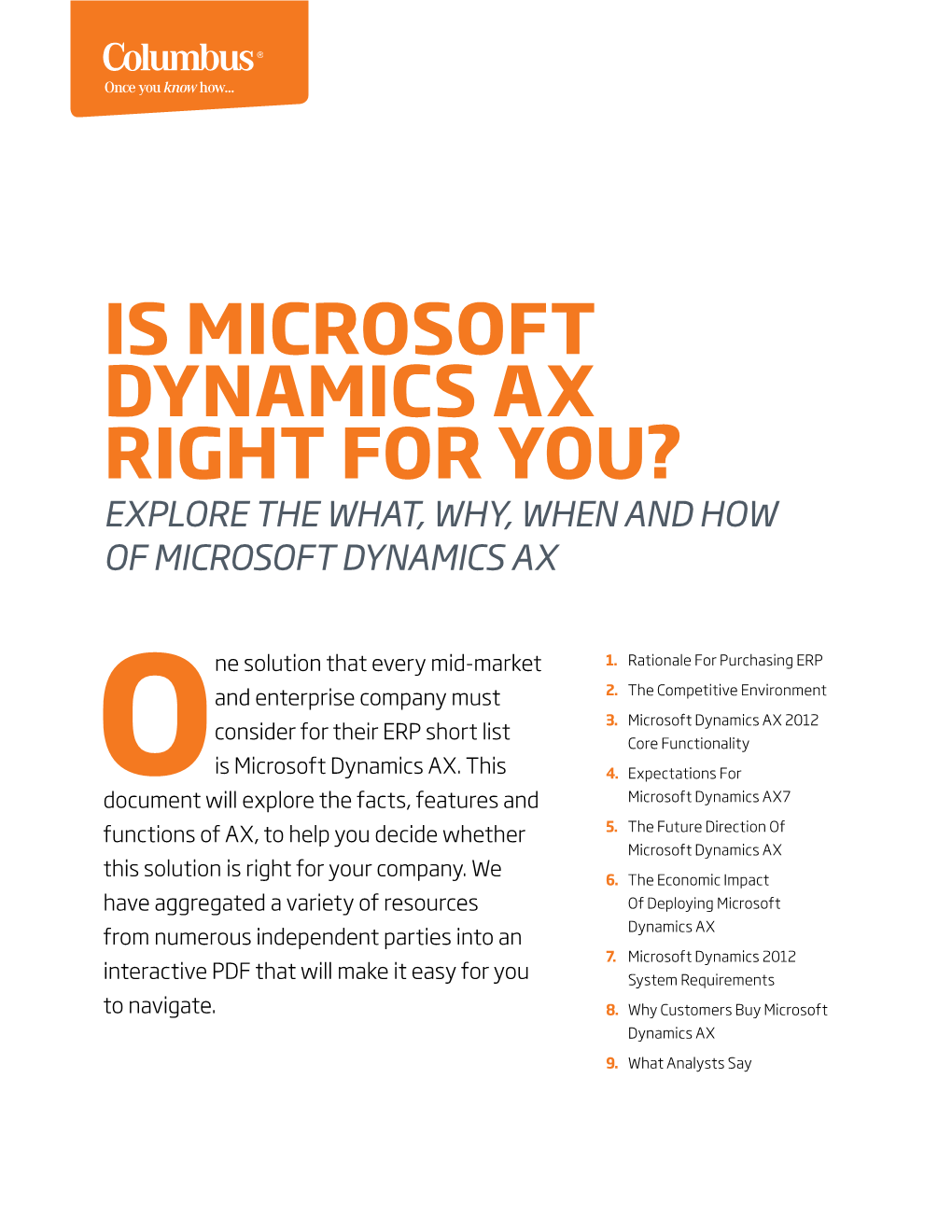 Is Microsoft Dynamics Ax Right For You Explore The What Why When And