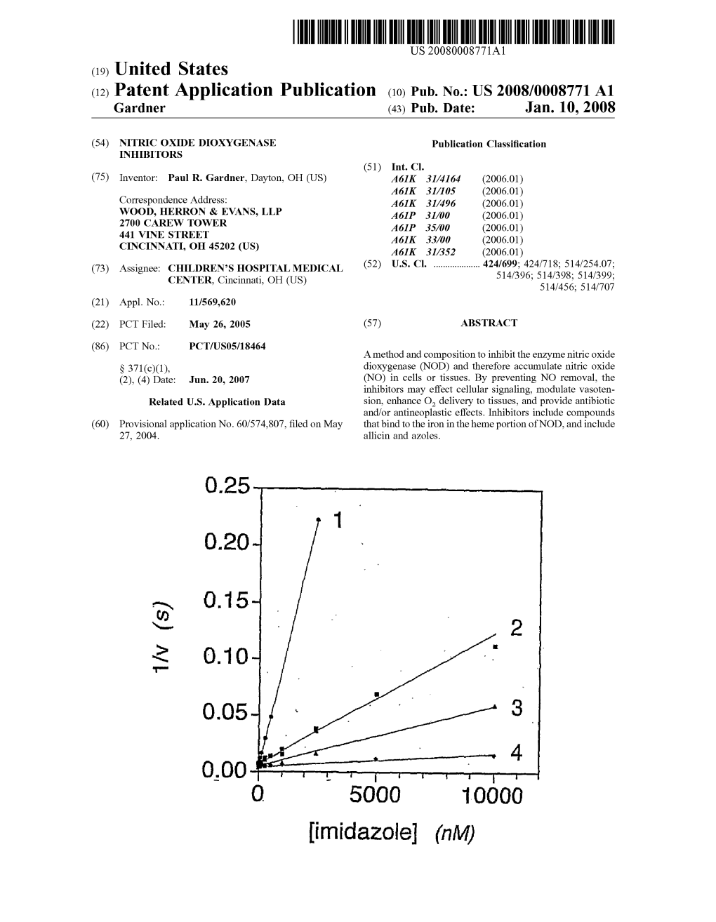 Imidazole (Nm) Patent Application Publication Jan