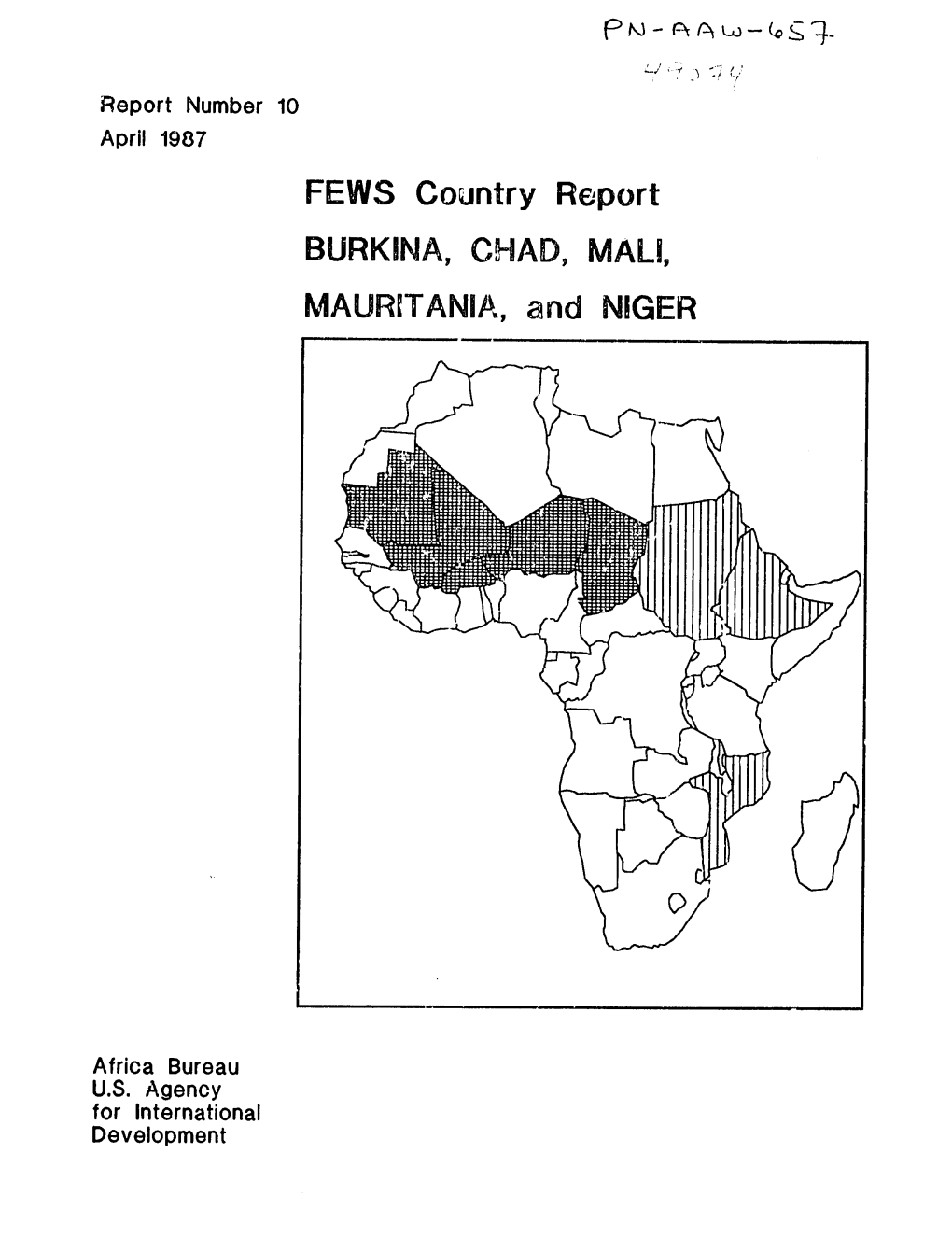 FEWS Country Report BURKINA, CHAD, MALI, MAURITANIA, and NIGER