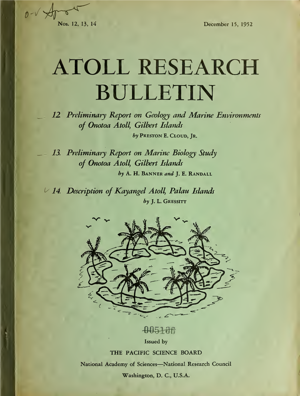 Atoll Research Bulletin