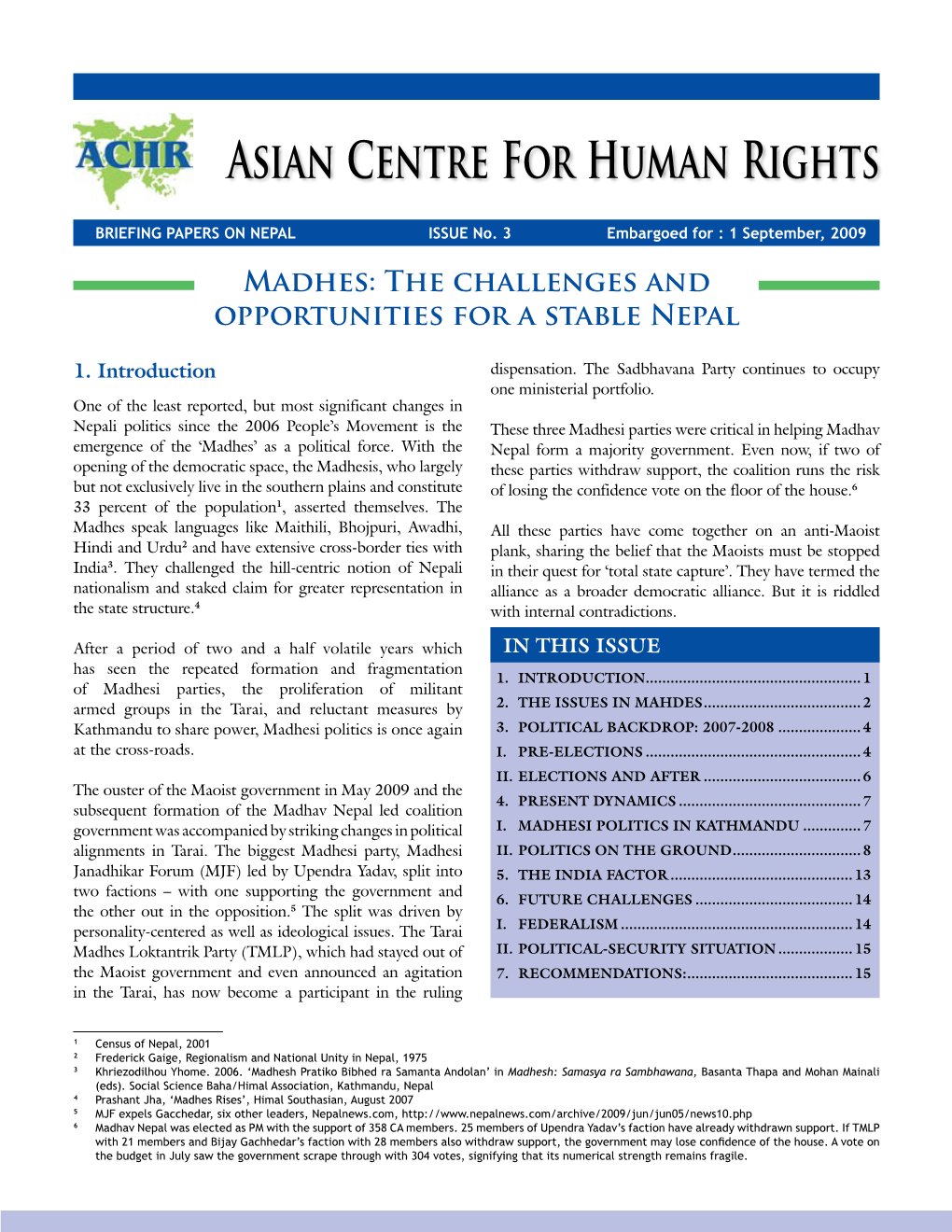 Asian Centre for Human Rights