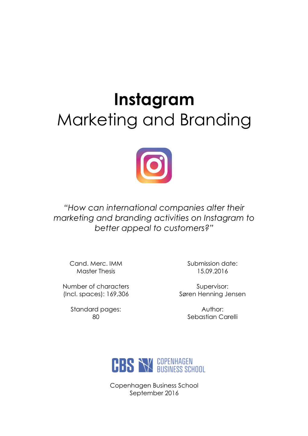 Instagram Marketing and Branding