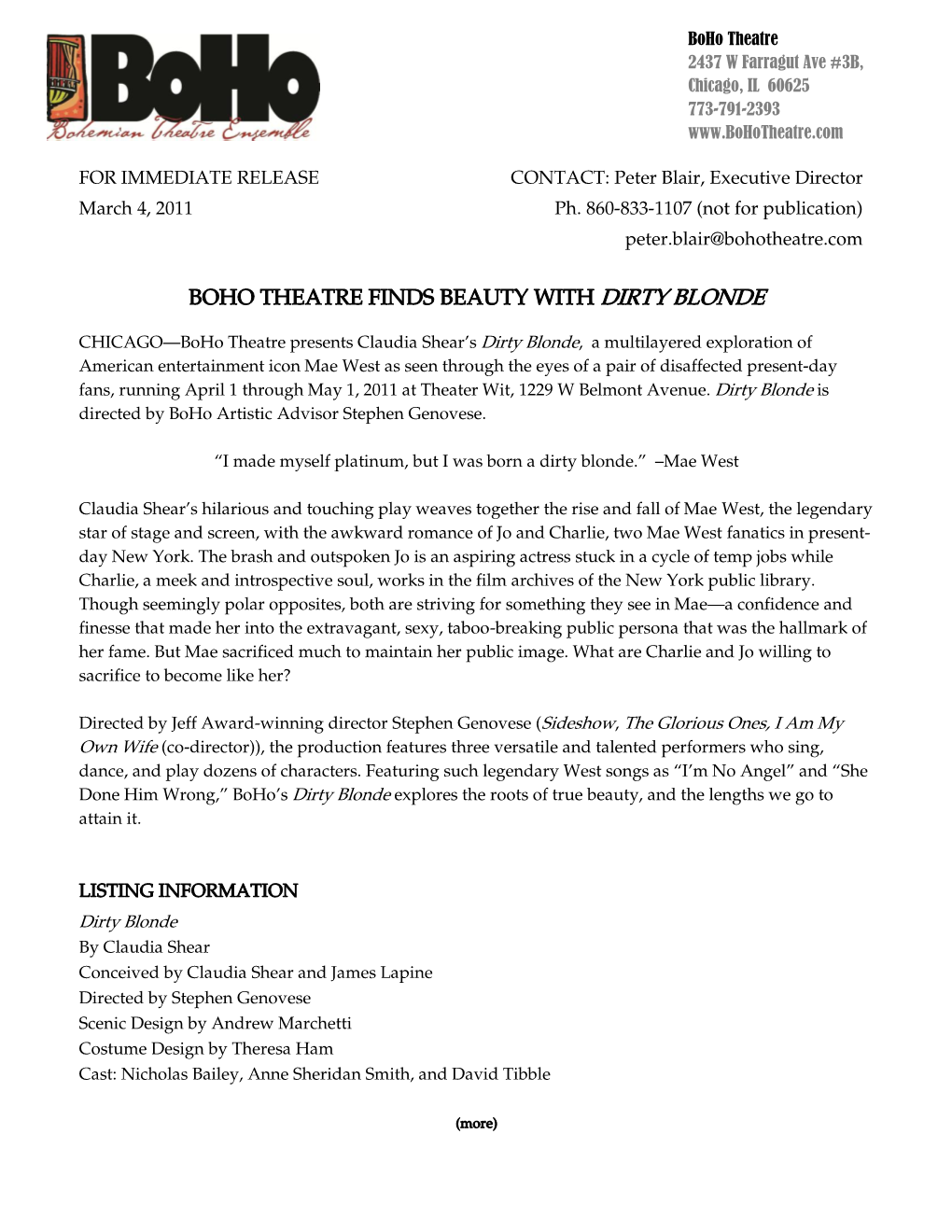 Press Release