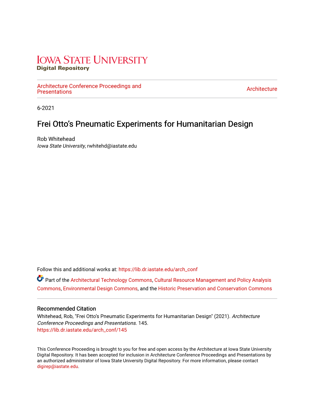 Frei Ottoâ•Žs Pneumatic Experiments for Humanitarian Design