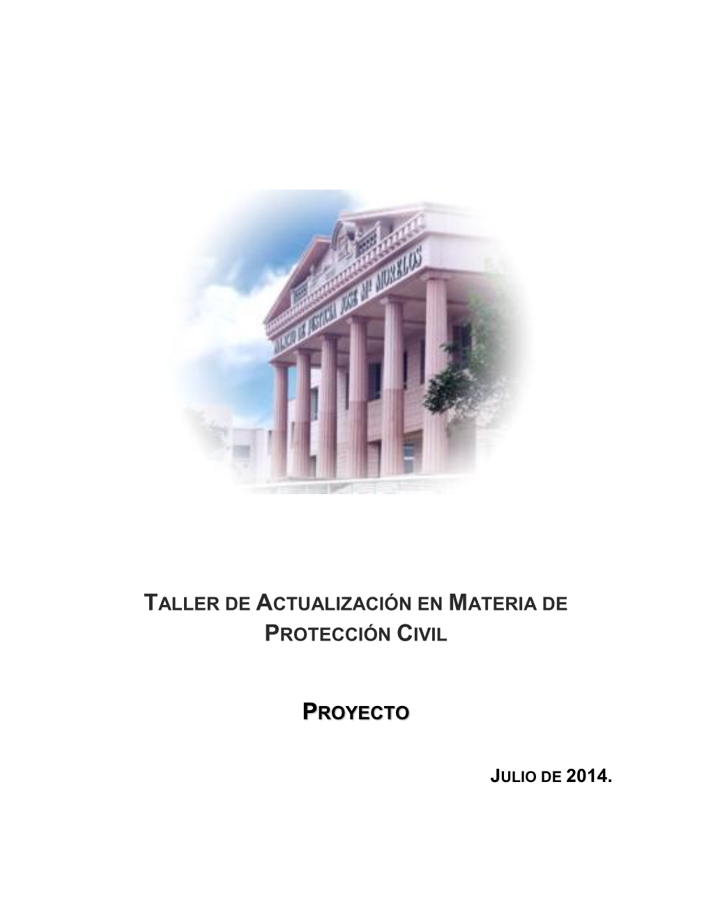 Taller De Actualización En Materia De Protección Civil