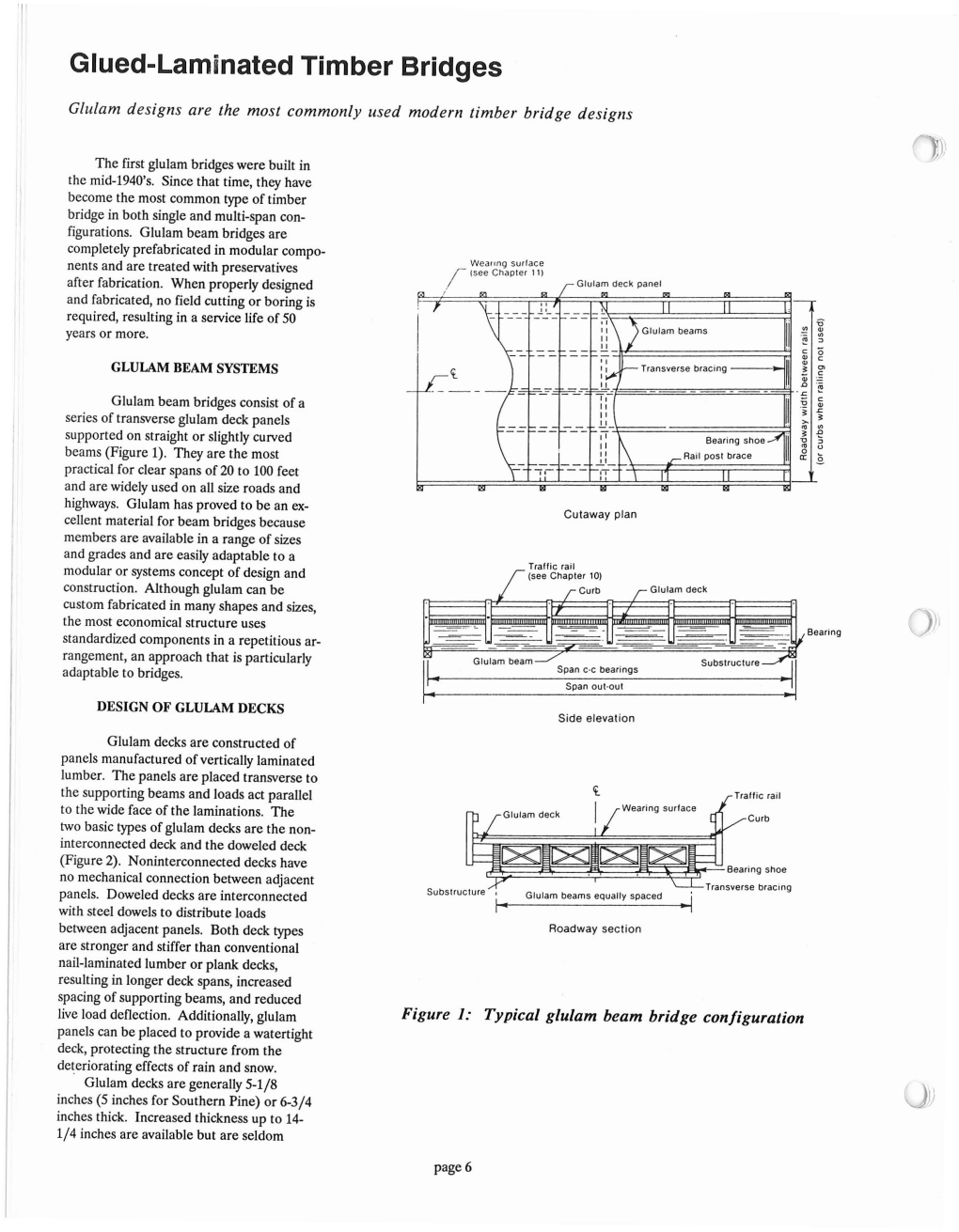 Glued-Laminated Timber Bridges