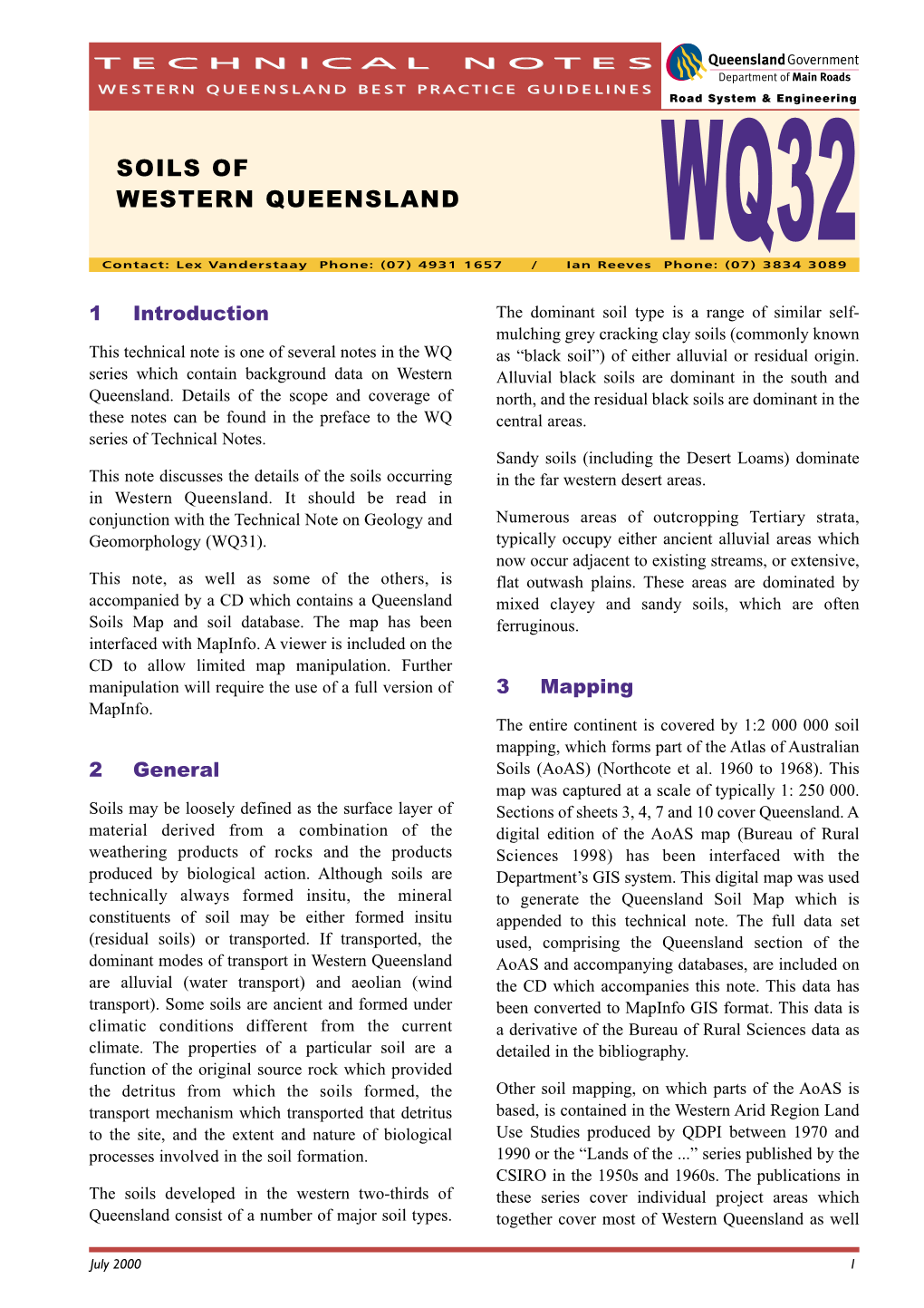 Soils of Western Queensland