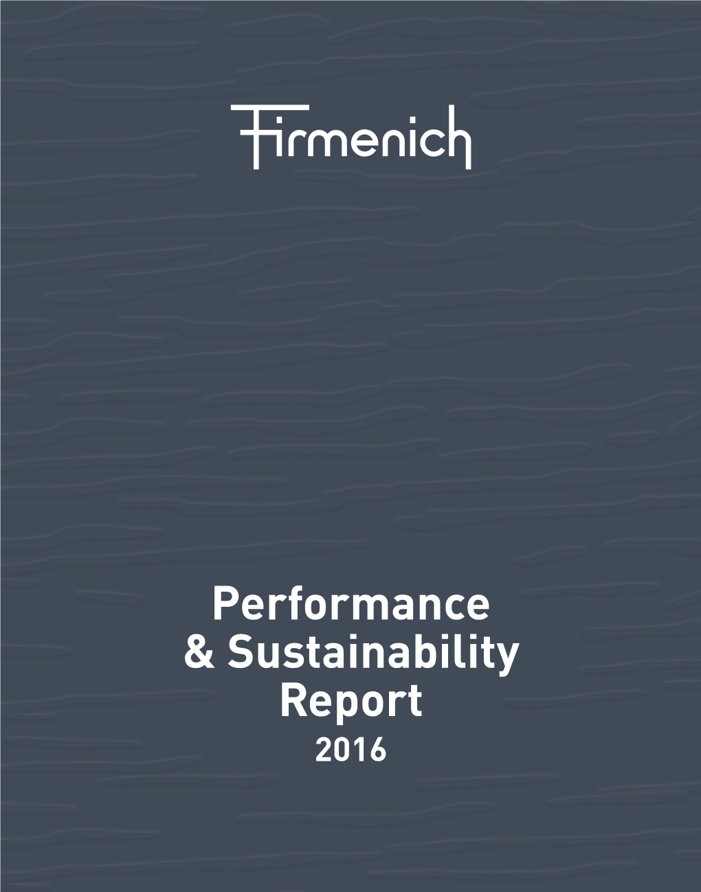 Performance & Sustainability Report