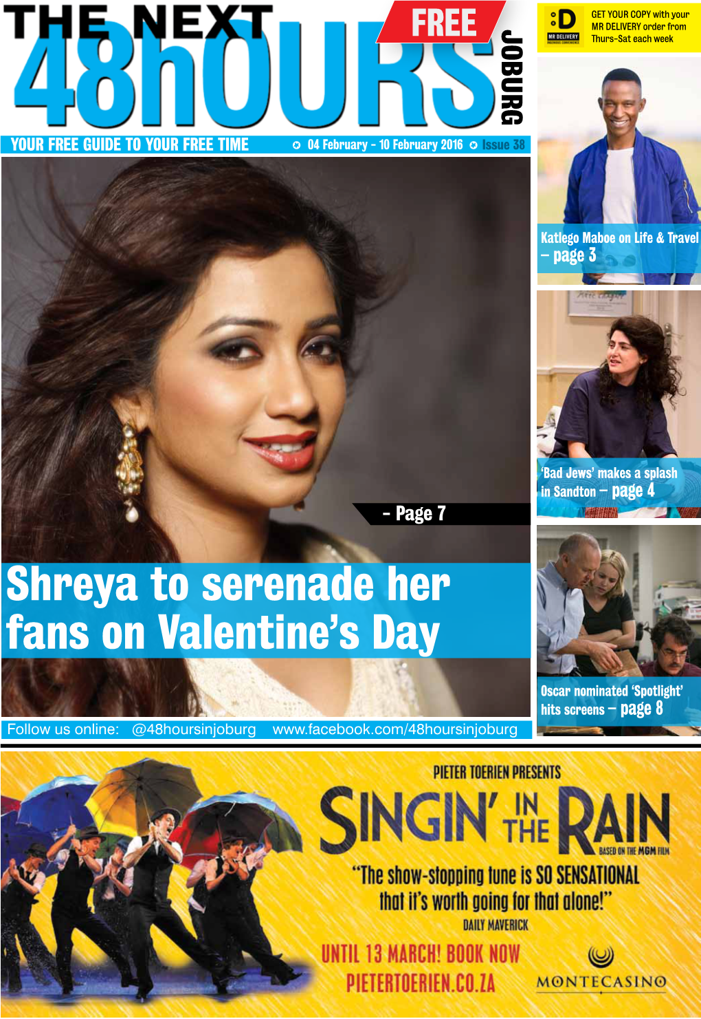 Shreya to Serenade Her Fans on Valentine's