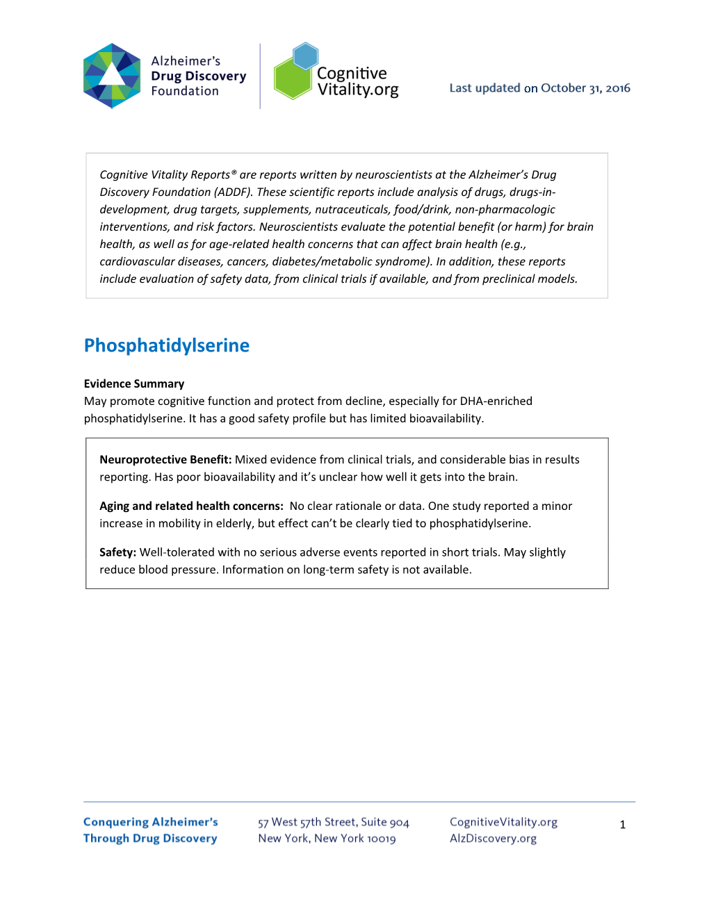 Phosphatidylserine